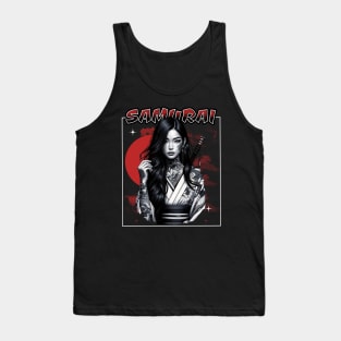 Elegant Samurai Beauty Tank Top